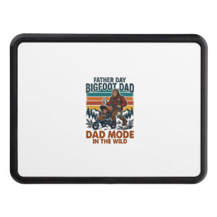 Father Day Bigfoot Dad Shirt Camping Legend Father Hitch Cover