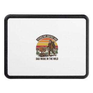 Father Day Bigfoot Dad Shirt Camping Legend Father Hitch Cover