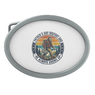 Father Day Bigfoot Dad Shirt Funny Forest Legend D Belt Buckle