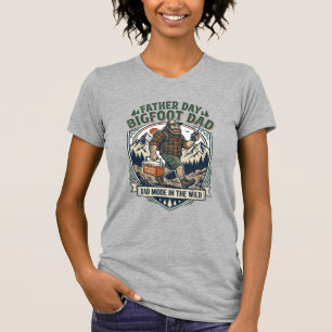 Father Day Bigfoot Dad Shirt Mythical Family Man R