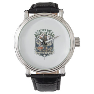 Father Day Bigfoot Dad Shirt Mythical Family Man R Watch