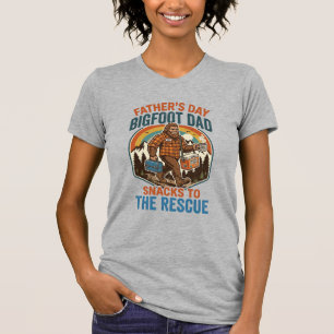 Father Day Bigfoot Dad Shirt Raising Kids Like A L