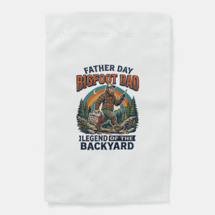 Father Day Bigfoot Dad Shirt Snacks Hero Funny Gif Garden Flag