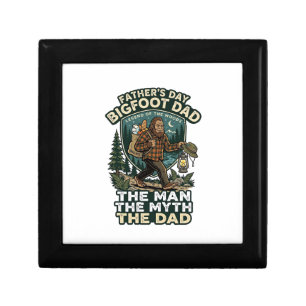 Father Day Bigfoot Dad Shirt Strong Quiet Reliable Gift Box