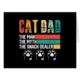 Father Day Cat Dad Cards