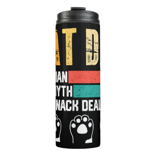Father Day Cat Dad Thermal Tumbler