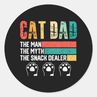 Father Day Classic Round Sticker