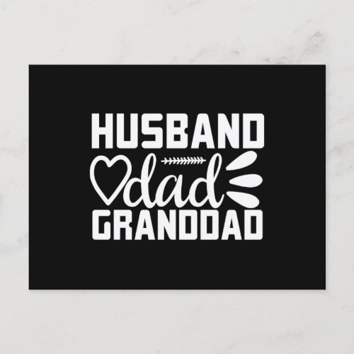 Father Day Husband Postcard