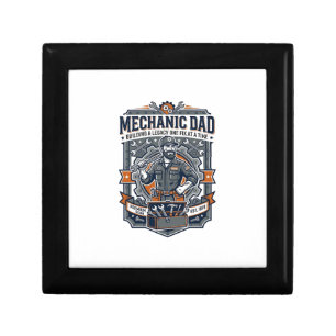 Father Day Mechanic Dad Shirt Funny Working Dad Gi Gift Box