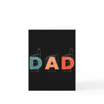 Father Father's Day Deaf-mute Sign-language  Card