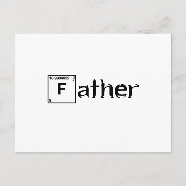 Father...  Father's day gift Postcard (Front)