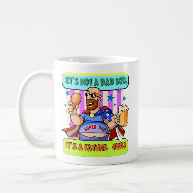 Father Figure — Super Dad Edition Coffee Mug (Left)