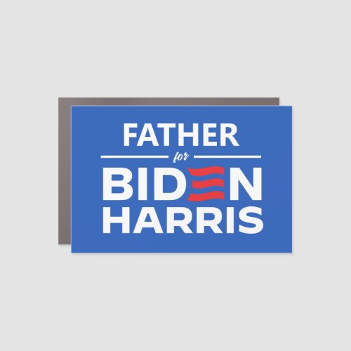 Father for Biden Harris Car Magnet