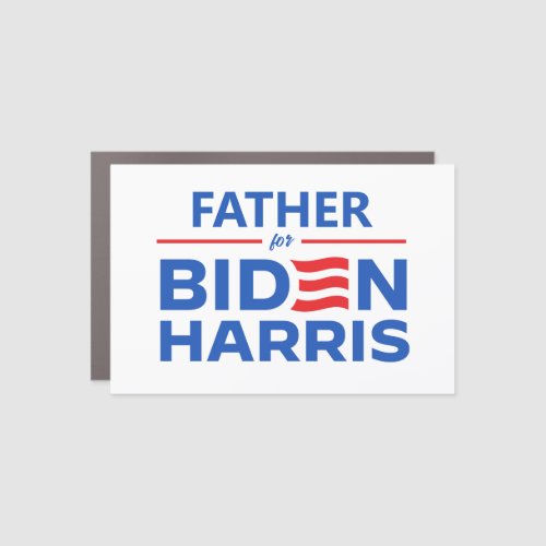 Father for Biden Harris Car Magnet