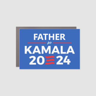 Father for Kamala Harris Car Magnet