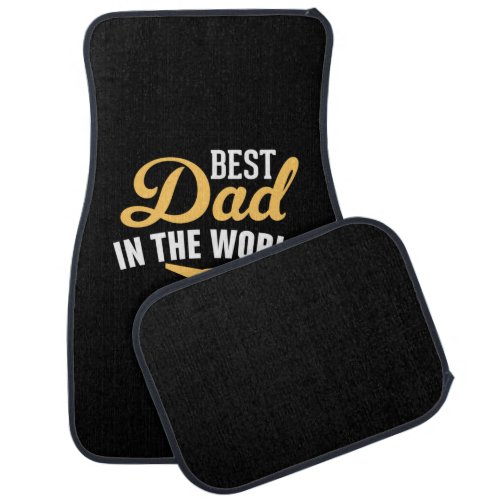 Father Gift Best Father In The World Car Floor Mat