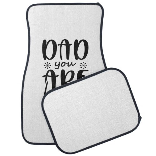 Father Gift Dad You Are Brave Car Floor Mat
