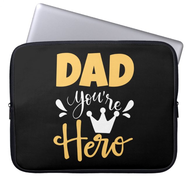 Father Gift Dad You Are Hero Laptop Sleeve (Front)
