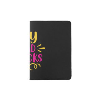 Father Gift My Dad Rocks Passport Holder
