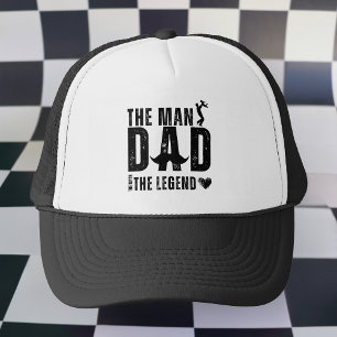 Father Gift The Man The Myth The Legend Dad Cool Trucker Hat