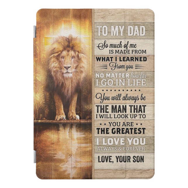 Father Gift To My Dad I Love You So Much iPad Pro Cover (Front)
