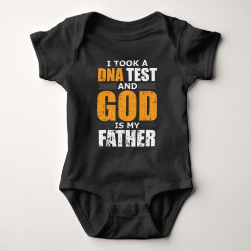 Father God Families Daddy Gift Baby Bodysuit