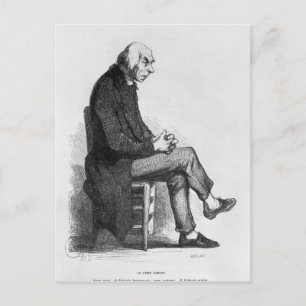 Father Goriot, illustration from 'Le Pere Postcard