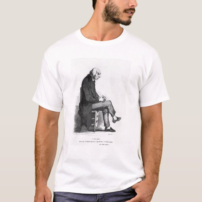 Father Goriot, illustration from 'Le Pere T-Shirt (Front)
