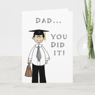Father Graduate card