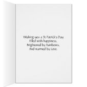 Father, Happy St Patrick's day card (Inside (Right))