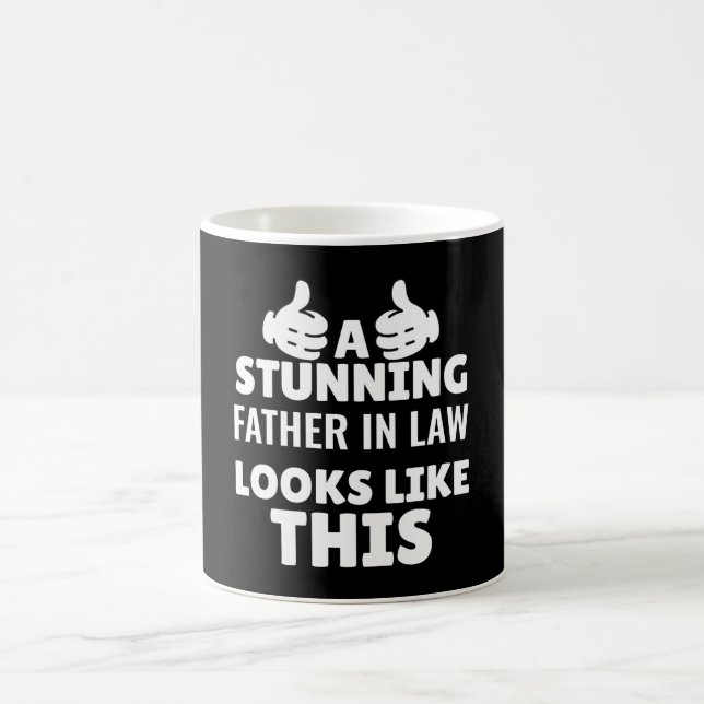 father in law Birthday Best Gift Coffee Mug (Center)