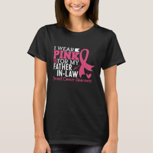 Father In Law Family Matching Breast Cancer T-Shirt