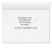 Father-in-Law Father's Day Golf Ball in Grass (Inside Horizontal (Bottom))