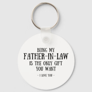 Father In Law Gift For Father-in-Law, Father's Day Keychain