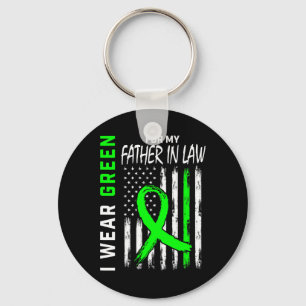 Father In Law Kidney Disease Cerebral Palsy Awaren Keychain