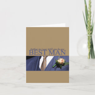 Father in Law  Please be best man - invitation