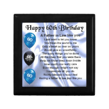 Father in Law Poem - 60th Birthday