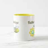 Father In Law to Bee Two-Tone Coffee Mug (Center)