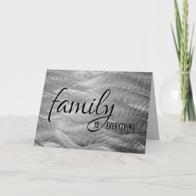 Father-in law's Birthday Metal Abstract Card (Front)