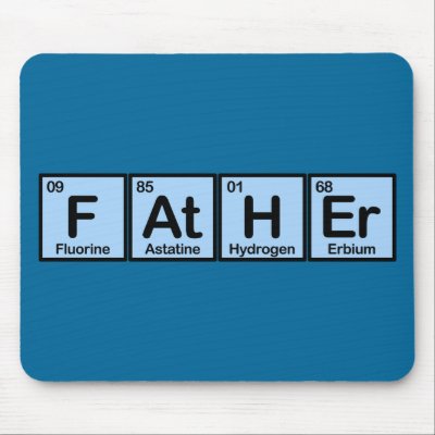 Father Made of Elements Mouse Pad