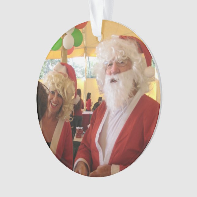 Father Mother Christmas ornaments (Front)