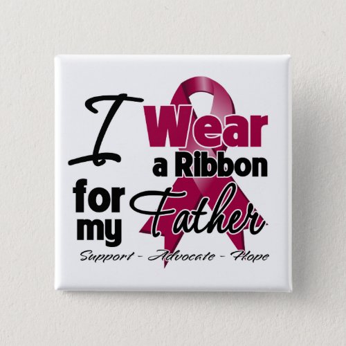 Father _ Multiple Myeloma Ribbon Pinback Button
