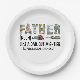 Father Noun Paper Plates