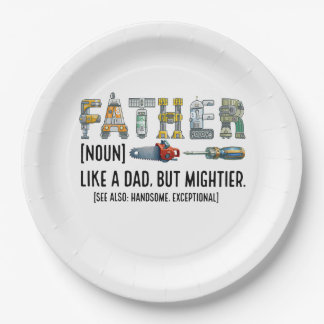 Father Noun Paper Plates