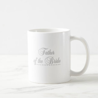 Father of Bride Gray Elegance Coffee Mug