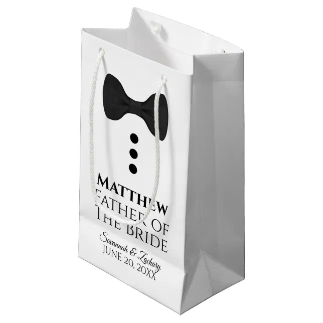 Personalised Father Of The Bride Tote Bag/ Gift For Father Of The