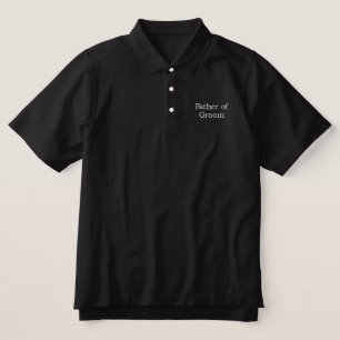 Father of Groom Embroidered Polo Shirt