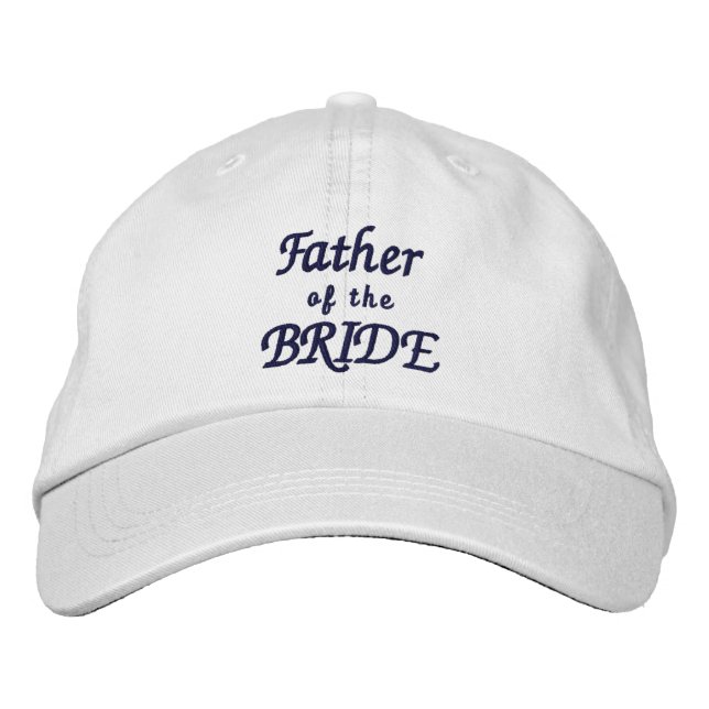 Father of the Bride Adjustable Hat (Front)