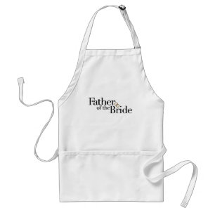 Father Of The Bride Adult Apron