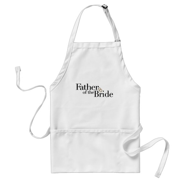 Father Of The Bride Adult Apron (Front)